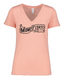 Coral V-Neck Tee Shirt